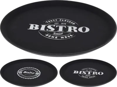 Produktbild von Koopman Rutschfestes Serviertablett 35cm mit Druck