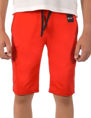 Produktbild von Kinder Jungen BEZLIT Stoff Shorts Uni Camouflage Rot 104/110