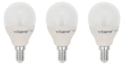 Produktbild von VITO E14 LED Kugellampe G45 5W 416lm 6400K 240V 45mm 3 Stück