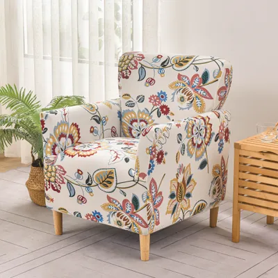 Obrázek produktu pro Stretch Armchair Cover Elastický potištěný potah na pohovku Klubové potahy na židle, potahy na sedadla pro banketové židle, potahy na židle s područkami, styl 8