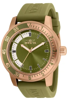 Obrázok produktu pre Invicta Specialty 35685 Pánske Hodinky - Quartz Hnutie - Nerezová Oceľ so Zeleným Ciferníkom - 45 mm