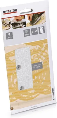 Produktbild von 5 Schleifblätter 93x187 mm K180 KRT201558