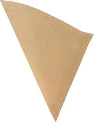 Produktbild von Spitztüten, Pergament-Ersatz 27 cm x 19 cm x 19 cm braun Füllinhalt 125 g, fettdicht