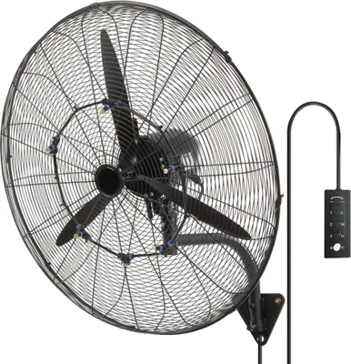 Produktbild von Nebelventilator 74,9 cm - wasserdichter Industrieventilator - 3 Geschwindigkeiten - 9500 CFM - gewerblicher und privater Ventilator - ideal für Lagerhäuser, Gewächshäuser und Werkstätten