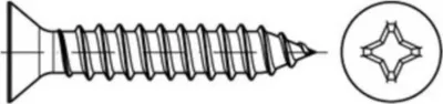 Produktbild von Reyher  Senk-Blechschrauben DIN 7982 A 2 5,5 x 13 -C-H A 2 (100 Stück)