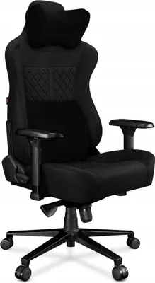 Produktbild von YUMISU Gaming Stuhl Bürostuhl 2052 bis 180kg Belastbar Büro-Schreibtischstuhl PC-Stuhl Gaming Sessel - Schwarz Stoff