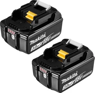Image de Lot de 2 batteries 18V Li-Ion LXT 3,0 Ah - MAKITA BL1830BX2