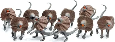 Produktbild von 10x Kragenechsen Aufstellfigur Miniblings Tiere Australien Reptil Agame Echse