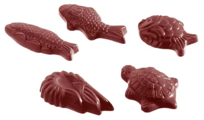 Immagine prodotto di Stampo per cioccolato - Animali marini (5 figure)