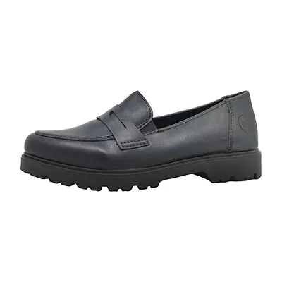 Produktbild von Rieker Damenschuhe Halbschuhe Slipper Schwarz Freizeit, Schuhgröße:42 EU