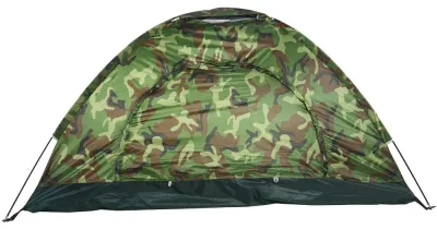 Produktbild von 2-Personen Campingzelt mit UV-Schutz - Wasserdicht - Atmungsaktiv - Schneller Aufbau
