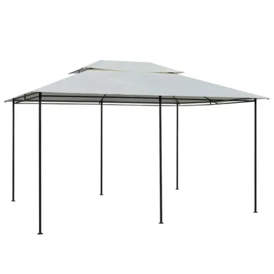 Immagine prodotto di Gazebo da Giardino con Tende 4x3 m Bianco