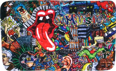 Produktbild von SANILO® Badteppich Graffiti 70 x 110 cm