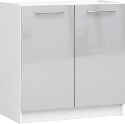 Produktbild von AKORD Furniture Factory KS0POLIBIAMETPOL001, 2 Tür(en), 1 Regale, Weiß, Drehtür, 16 mm, 460 mm