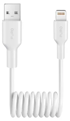 Produktbild von PURO USB-A Auf Lightning TPE-Kabel, 1M