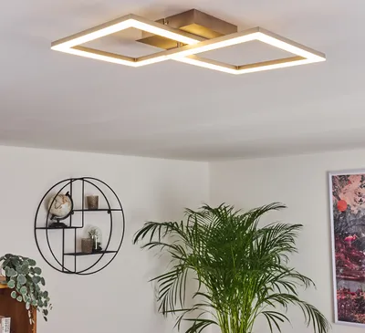 Produktbild von Paola »Paola« Deckenlampe aus Metall in Nickel matt und Kunststoff in weiß