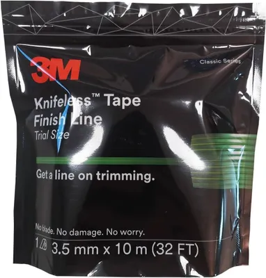 Produktbild von 3M Finish Line Messerloses Klebeband KTS-FL2, Testgröße, grün, 3,5 mm x 10 m