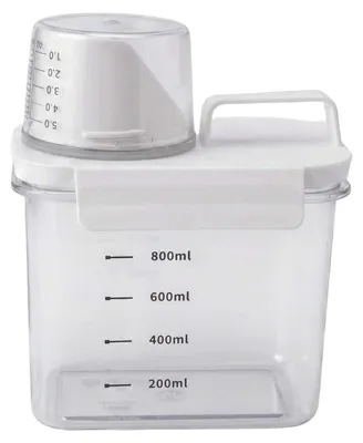 Aufbewahrungsbox 1100 ml, luftdicht, mit Messbecher, für Reis & Mehl