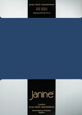 Produktbild von Janine ELASTIC Spannbetttuch 5002 .100 X 200 marine