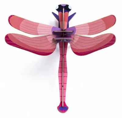 Produktbild von Ruby Dragonfly Wanddeko DIY