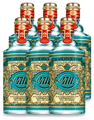 Imagen del producto de 6 x Agua de Colonia Original 4711 - Botella Molanus - 100 ml - Paquete económico - 6 unidades