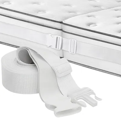 Produktbild von Matratzenverbinder 10 m x 5 cm für Doppelbetten, Weiß