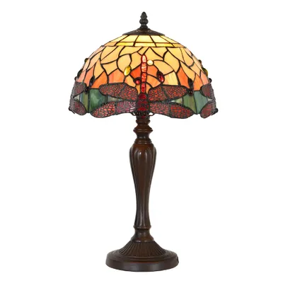 Obrázok produktu pre LumiLamp 5LL-9347 Stolná lampa Tiffany Ø 30x53 cm E27-max 1x60W Žltá