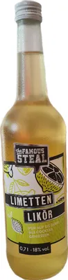 Produktbild von The Famous Steal - Limetten Likör - 0,7l, 18% Vol.