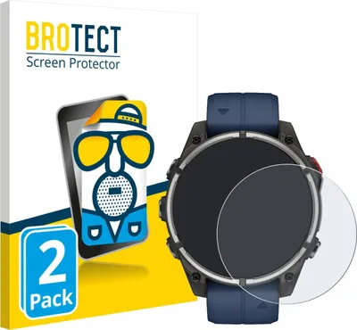 Produktbild von 2x BROTECT Schutzfolie für Garmin quatix 8 Pro (47 mm) Displayschutz Displayschutzfolie Folie Matt Entspiegelungsfolie