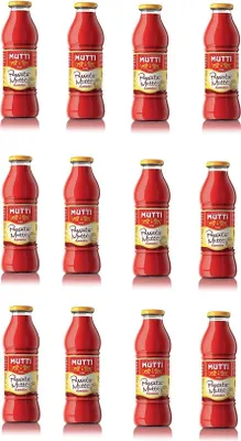 Produktbild von 12x Mutti Passata di Pomodoro Tomatenpaste Tomaten sauce 100% Italienisch 700g