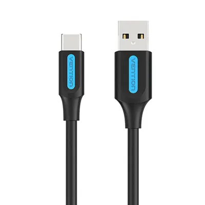 Image de Vention COKBG Câble USB 2.0 A vers USB-C 3A 1,5m Câble USB 2.0 A vers USB-C 1,5m noir