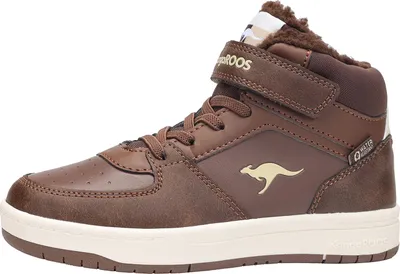 Produktbild von KangaROOS K-CP Bound Mid EV High-Top Kinder Uni Sneaker Warmfutter braun , Schuhgröße:35 EU
