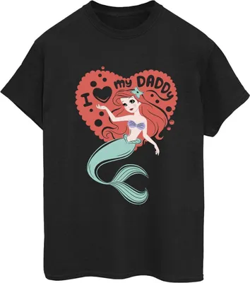 Produktbild von Disney - "The Little Mermaid Daddy" T-Shirt für Damen BI30984 (XL) (Schwarz)