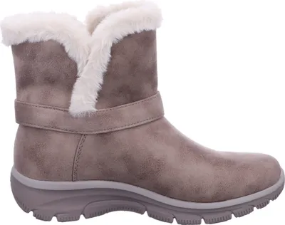 Image de Skechers Slip-Ins Relaxed Fit  Enkellaarsjes Plat - Taupe - Maat 38