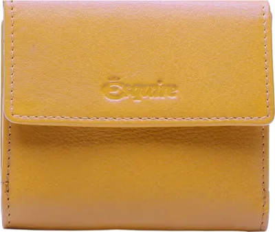 Produktbild von Esquire Leder Geldbörse Peru Lady Wallet Curry dunkelgelb