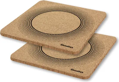 Produktbild von METALTEX 563608000 Kork Topfuntersetzer 2er-Set 20 x 20 cm
