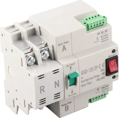 Produktbild von Dvojitý výkonový automatický prepínač 2P Rýchle prepínanie PC AC 230V pre domácu továreň