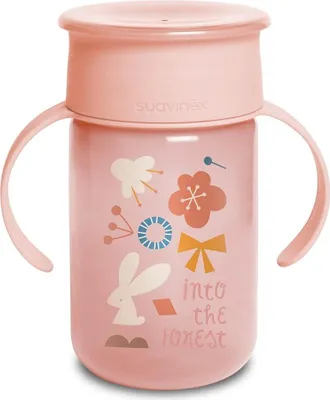 Image de Suavinex 360° Trainer Cup avec poignées et système anti-gouttes, 12 mois et +, 340ml