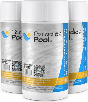 Produktbild von Chlor Schnell Granulat für Pool 3 kg organisch