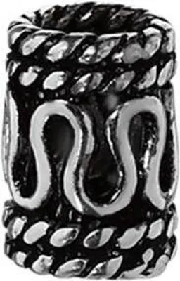 Produktbild von Haarschmuck Bartperle Linoris Schlangenspur 925 Sterlingsilber Lockenperle 6445