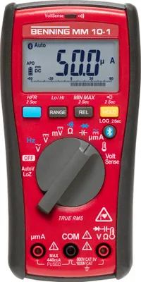 Produktbild von BENNING MM 10-1 Hand-Multimeter digital Datenlogger CAT IV 600 V Anzeige (Counts): 6000