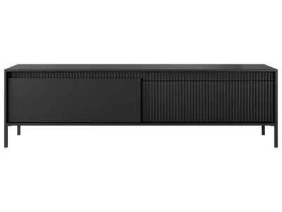 Produktbild von GrainGold TV-Schrank Sorano - RTV-Schrank, RTV-Tisch, Lowboard, Wohnwand Modern - TV-Schrank Schwarz