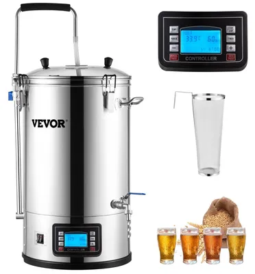 Image de Cuve de brassage de 30 litres - Système de brassage tout-en-un électrique avec pompe de circulation