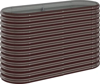 Produktbild von Hochbeet Verzinkter Stahl 114x40x68 cm Braun