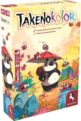 Produktbild von Pegasus Takenokolor, Brettspiel, Familie, 8 Jahr(e), 20 min, 30 min, Familienspiel