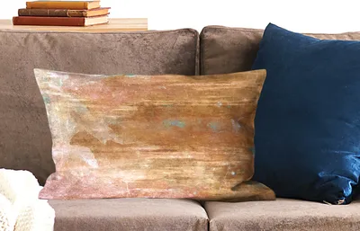 Produktbild von MuchoWow® Zierkissen Sofakissen Wohnzimmer Dekokissen 60x40 cm Eisen - Bronze - Rost - Kopfkissen - Polster mit Foto