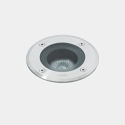 Image de Spot encastré de sol Rond Gea GU10 IP67 LEDS-C4 55-9280-CA-37 Argenté