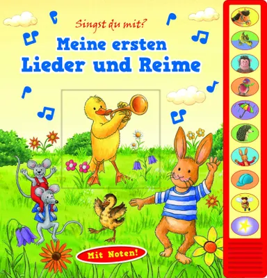 Produktbild von Meine ersten Lieder und Reime - Vorlese-Pappbilderbuch mit Sound