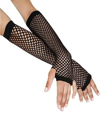 Produktbild von Beautys Love Netz-Handstulpen lang Damen schwarz one size