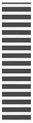 Immagine prodotto di vidaXL Tenda a rullo doppia Nero 60x230 cm Larghezza tessuto 55,9 cm Poliestere